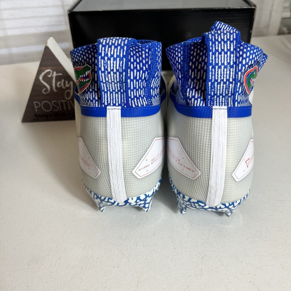 Nike Jordan Alpha Menace Elite 3 PE FLORIDA GATOR Football DH3364-112 Size 13.5 - Picture 7 of 12
